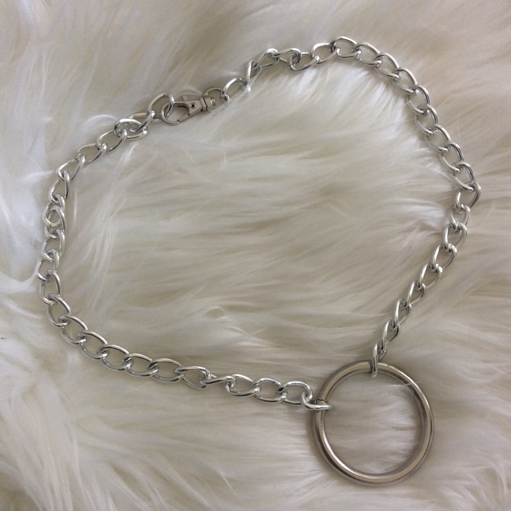 🥀 Single O-Ring Curb Chain Necklace 🥀
